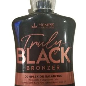 Hempz Truly Black Bronzing Tanning Bed Lotion